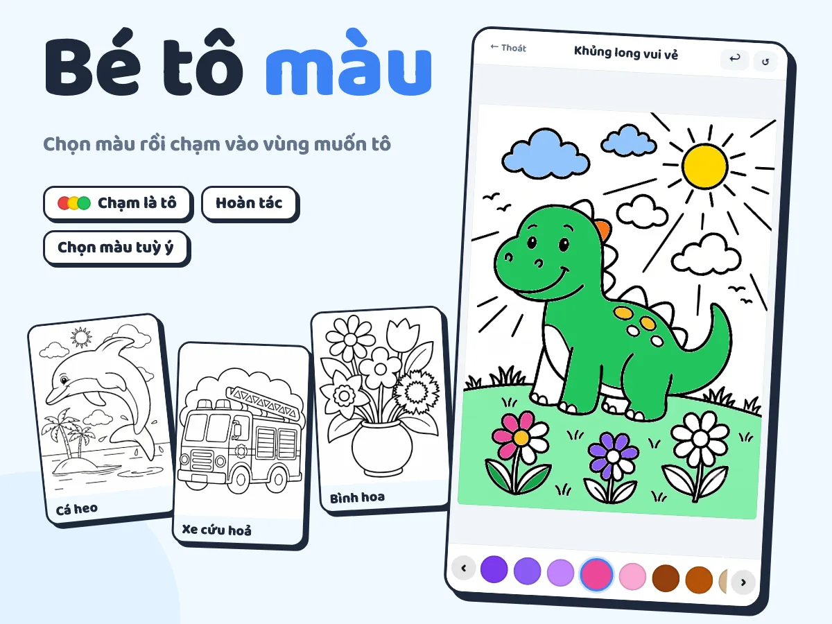 Bé tô màu