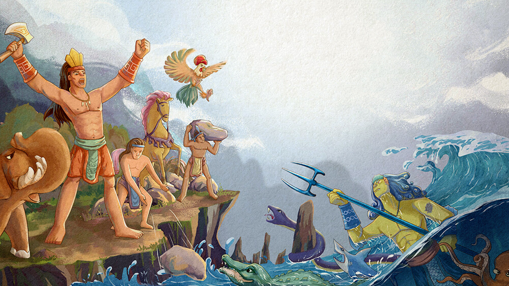 Nhấn vào ảnh để phóng to Đọc truyện Sơn Tinh - Thủy Tinh