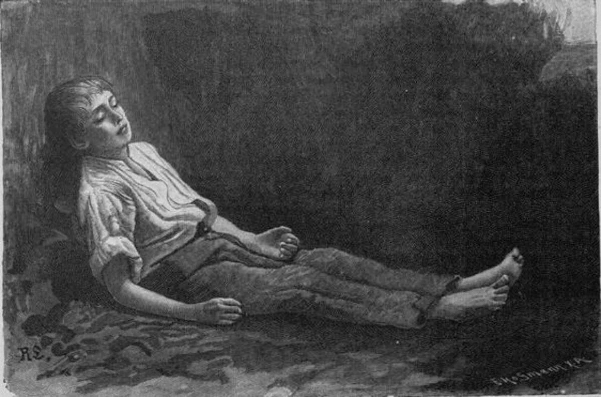 Chú bé nghèo dưới nấm mồ