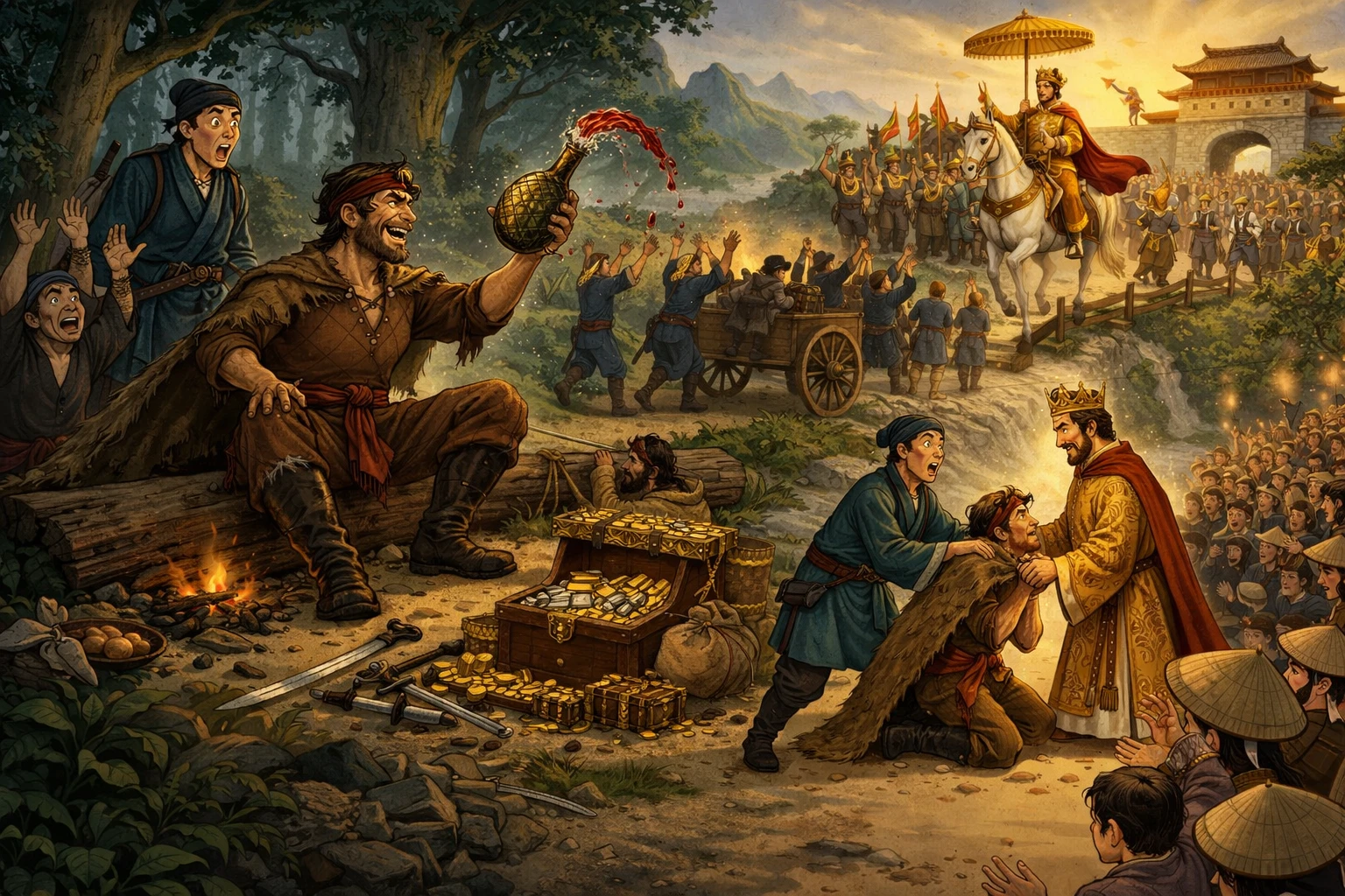 Nghe kể chuyện cổ tích - Đôi giày ủng da trâu và người lính già can đảm