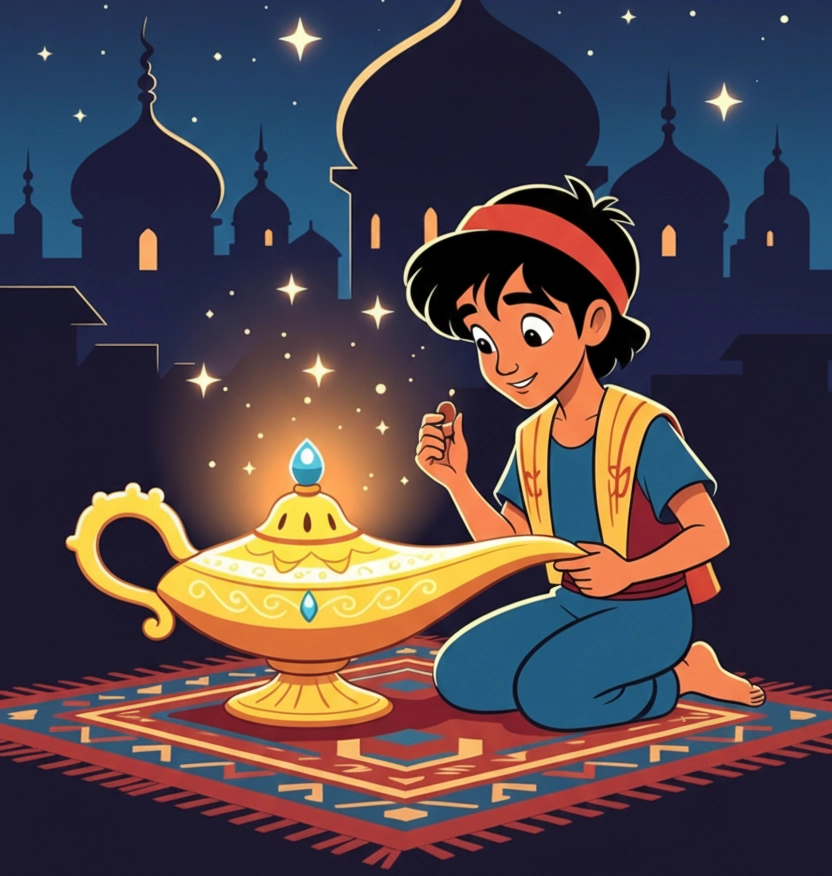 Nghe kể chuyện cổ tích - Aladin và cây đèn thần