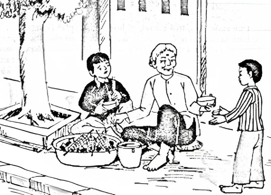 Suất cơm phần bà