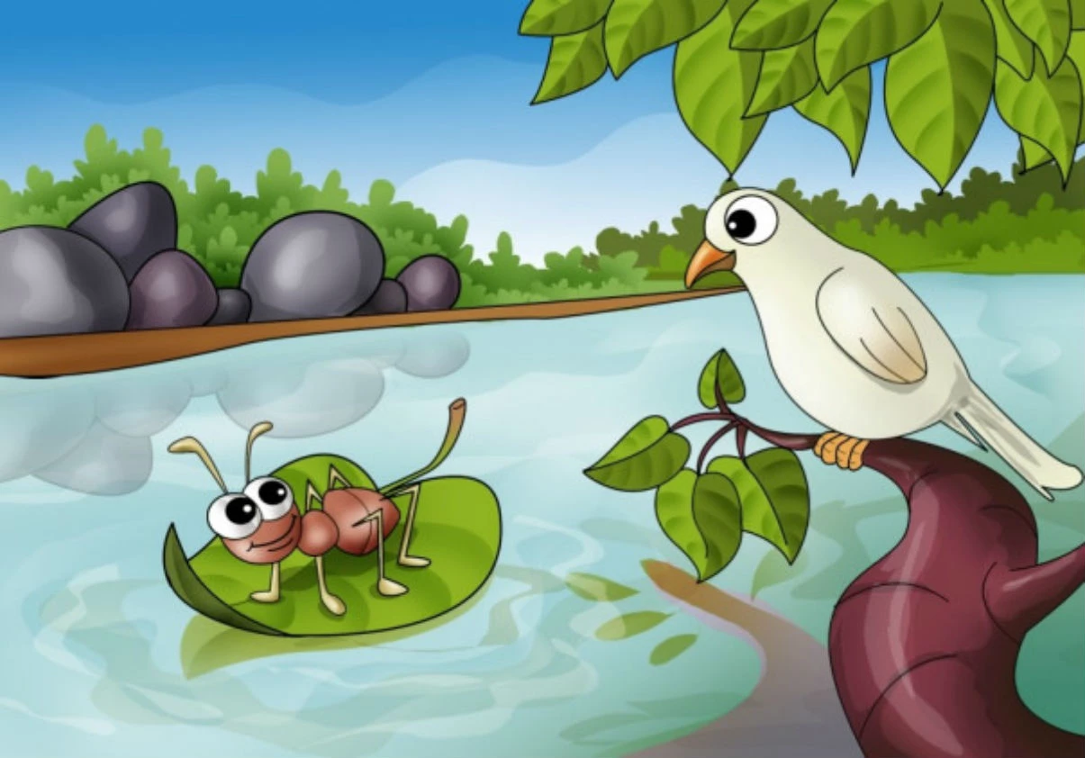 Kiến và chim Bồ Câu