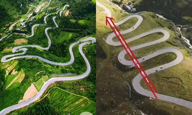 Vì sao các đường ô tô lên núi đều quanh co uốn khúc?