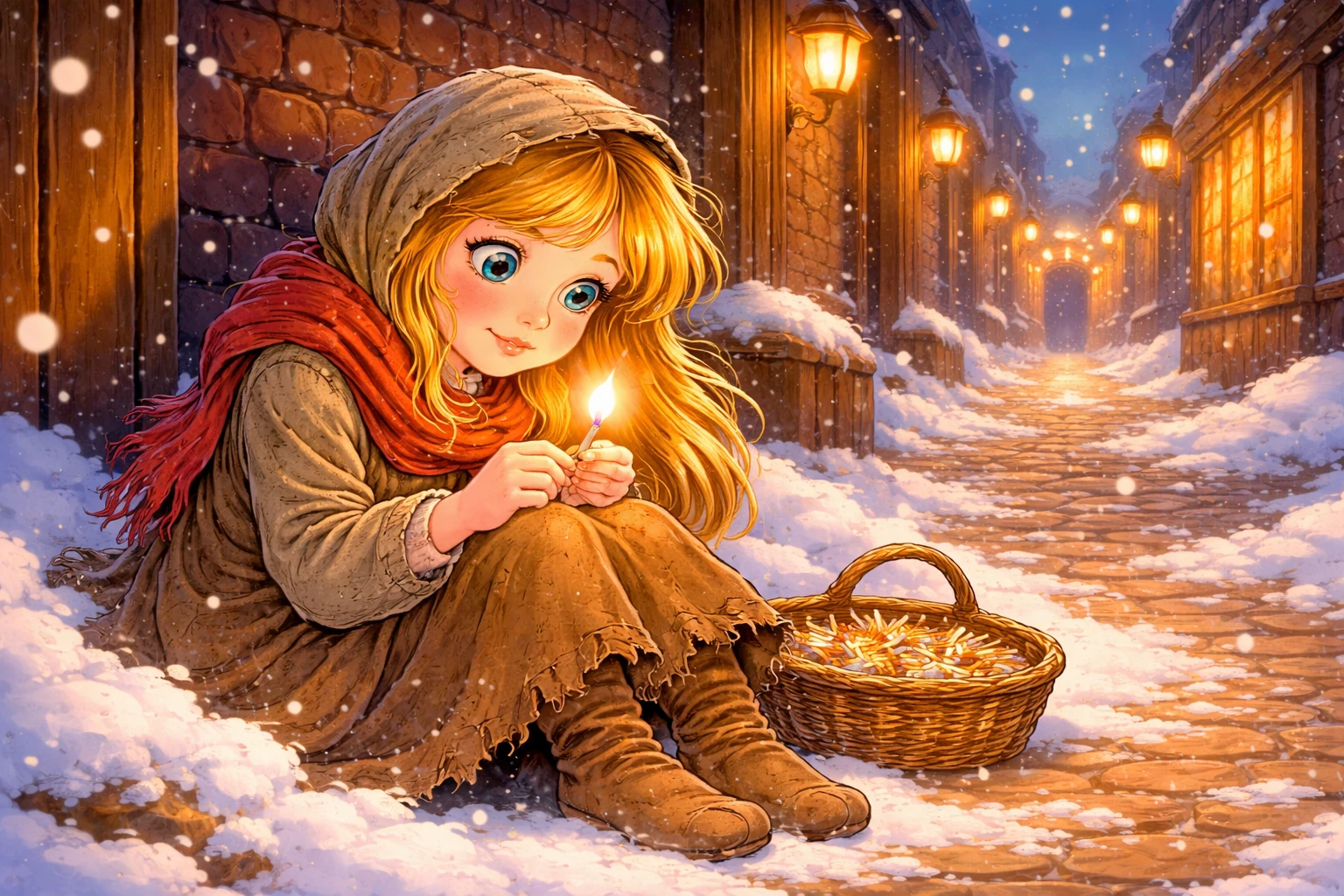 Nghe kể chuyện cổ tích - Cô bé bán diêm