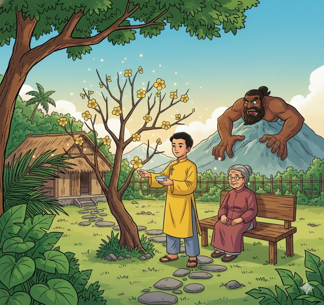 Sự tích hoa Mai vàng