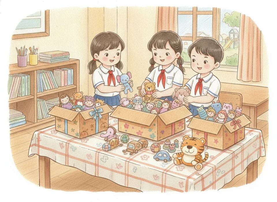 Xếp 218 đồ chơi vào các hộp, mỗi hộp 5 đồ chơi thì được bao nhiêu hộp và còn dư mấy đồ chơi? Tính 218 : 5.