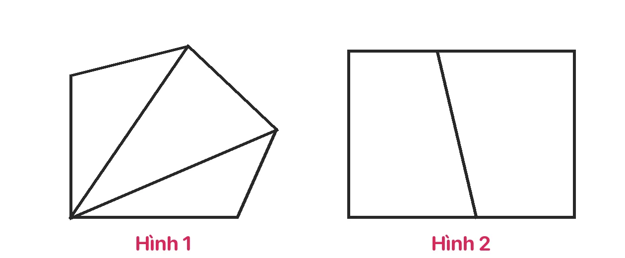 Hình 1 có mấy hình tứ giác?