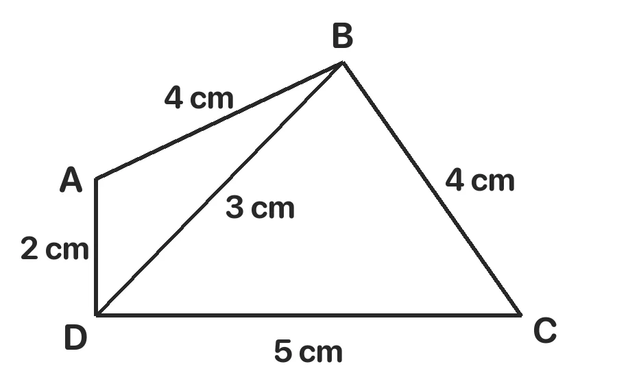 Tính chu vi các hình (xem số đo trên hình).