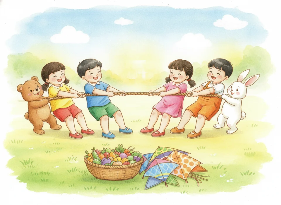 Mỗi đội chơi kéo co có 7 bạn. Hỏi 4 đội chơi kéo co có bao nhiêu bạn?