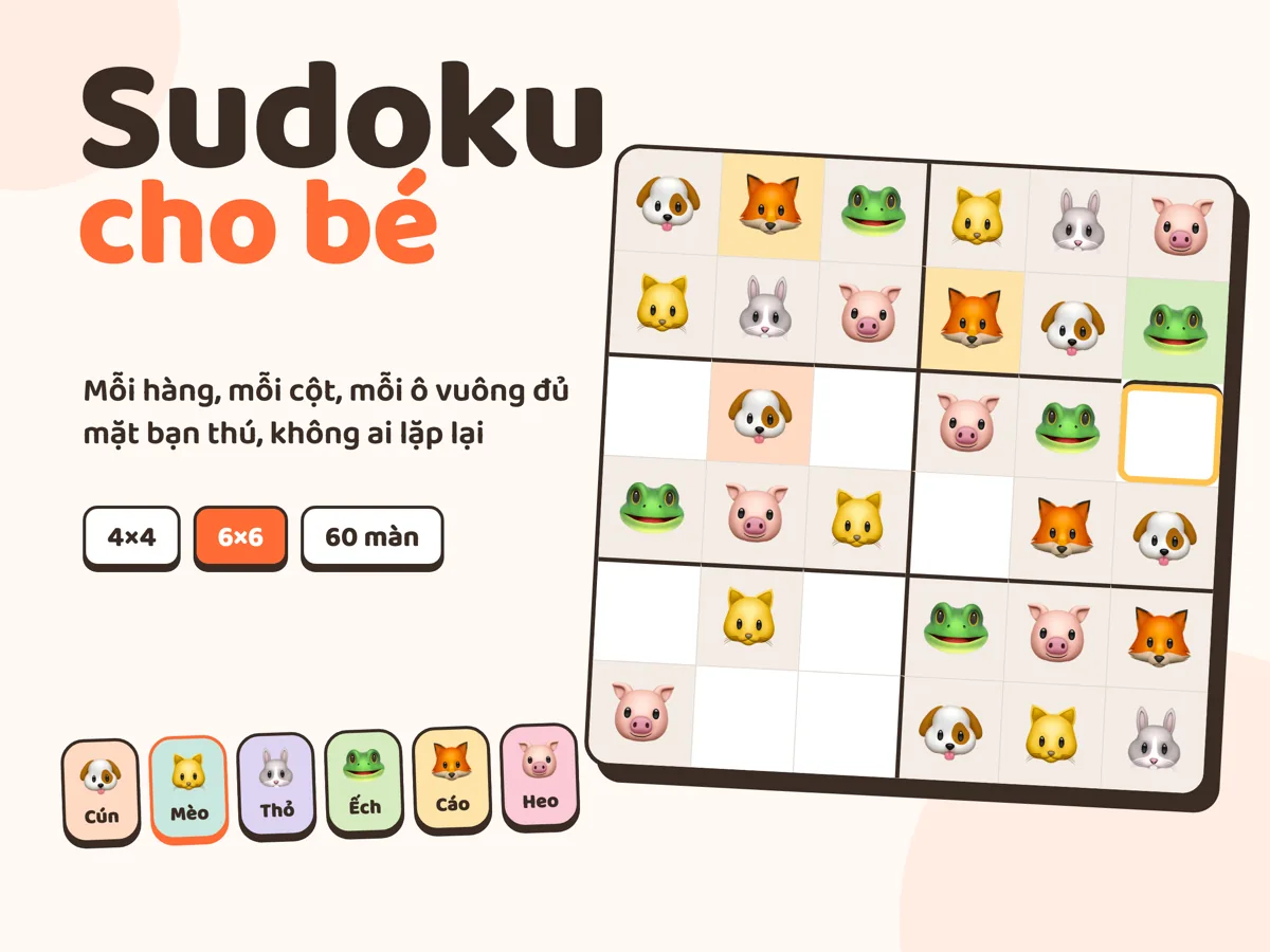 Sudoku cho bé